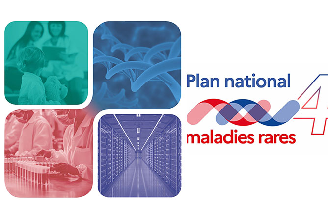 Visuel de la couverture du Plan National Maladies Rares 4